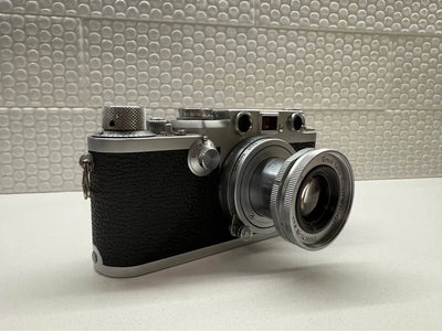 Leica IIIf Film Rangefinder Camera Body (Silver, Red Dial, Self Timer)